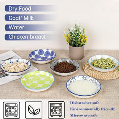 HAPPY KIT bowls are dishwasher and microwave safe for easy cleaning.