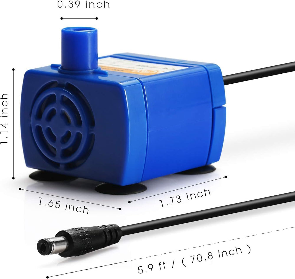 Happypapa quiet submersible pump provides calm, low-noise operation.