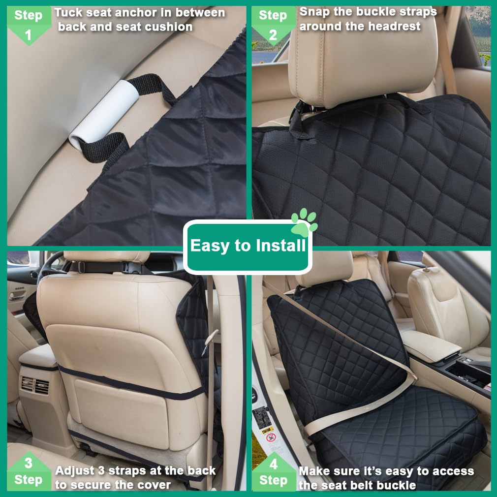 HAPYFOST easy-install buckle straps simplify mounting around headrests