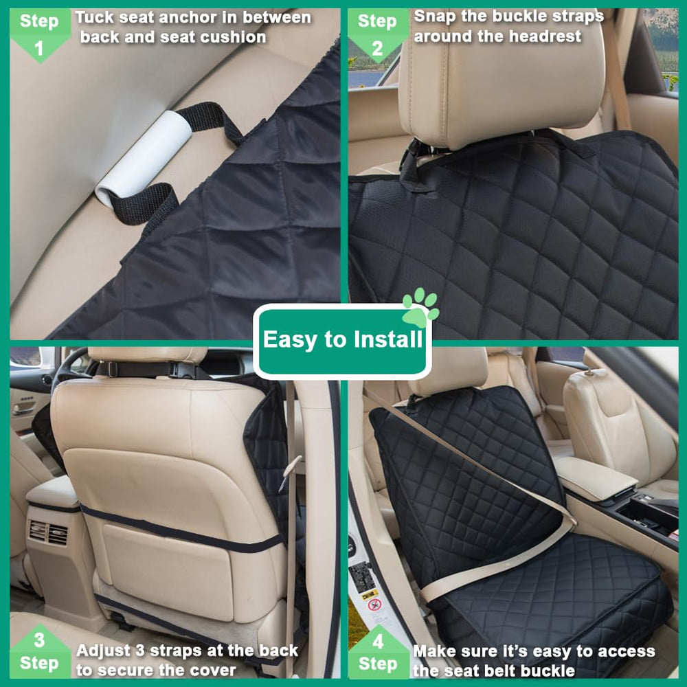 HAPYFOST easy-install buckle straps simplify mounting around headrests