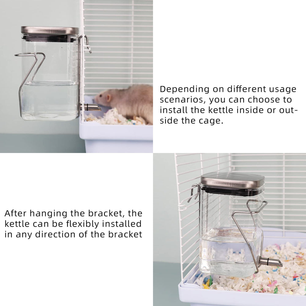 HardcorePet chinchilla stainless steel nozzle highlights bite-resistant durability