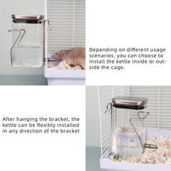 HardcorePet chinchilla stainless steel nozzle highlights bite-resistant durability