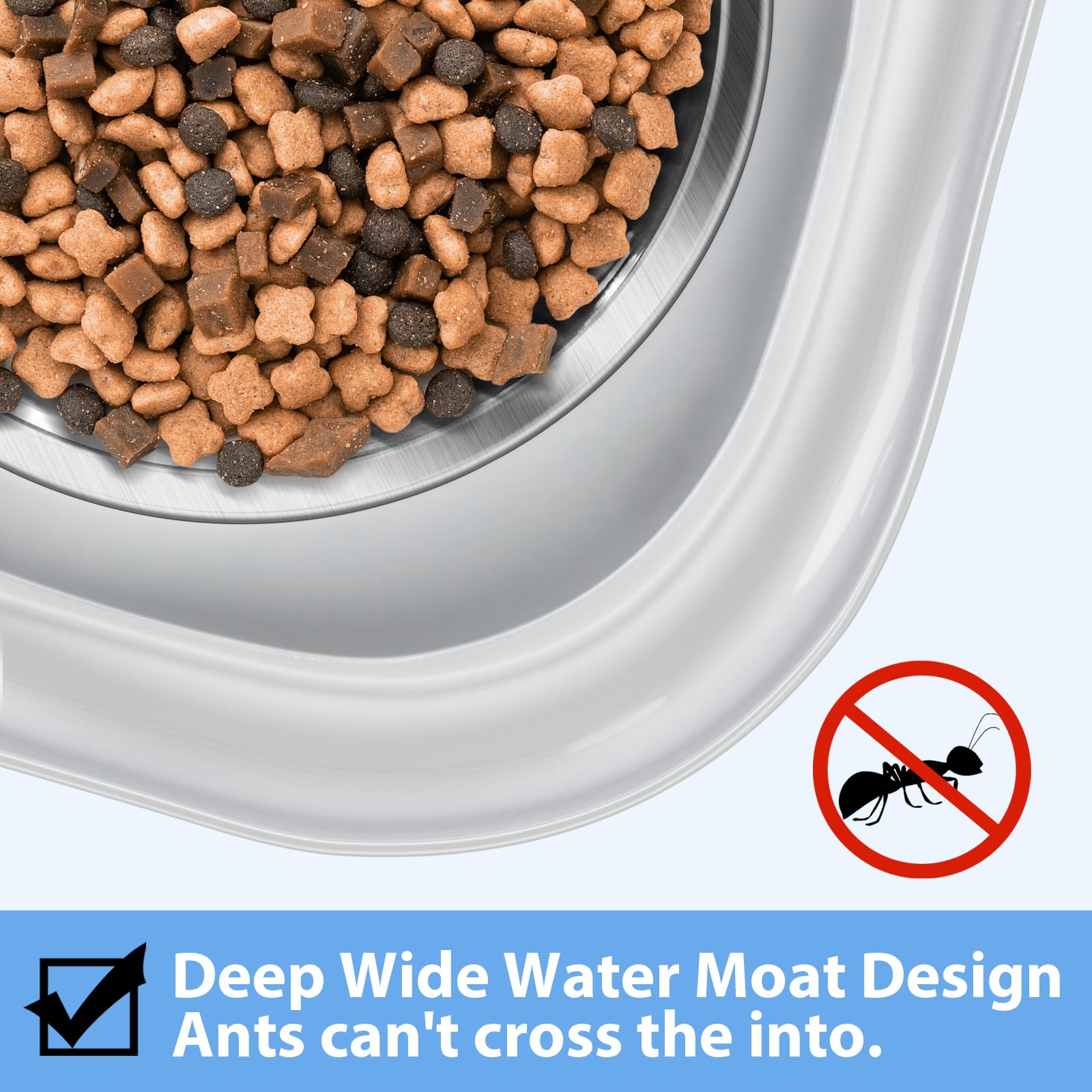 Harhana Ant Away anti-vomiting design supports easier meals for cats.