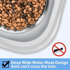 Harhana Ant Away anti-vomiting design supports easier meals for cats.