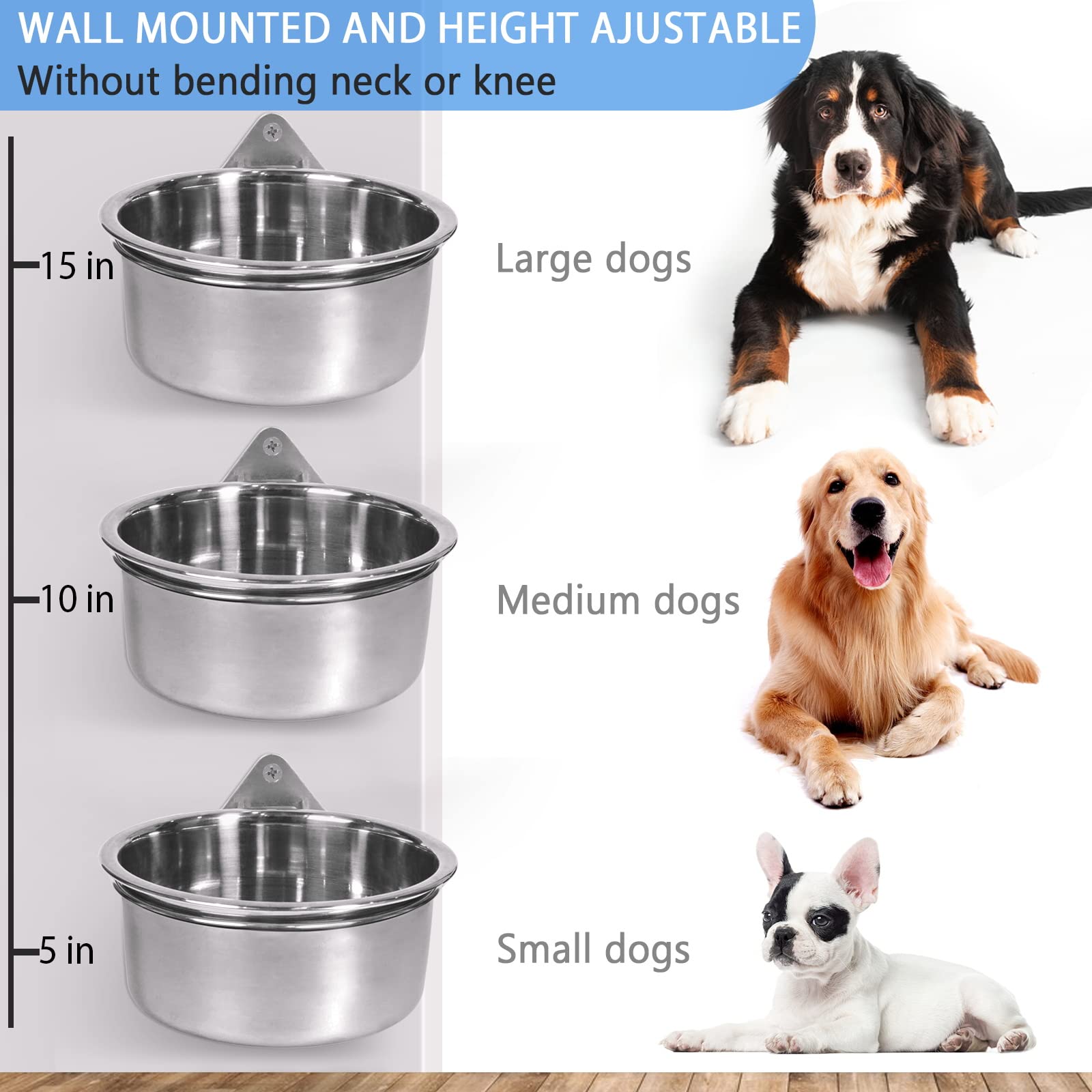 Harhana dishwasher-safe pet bowl with curved edges for safety.