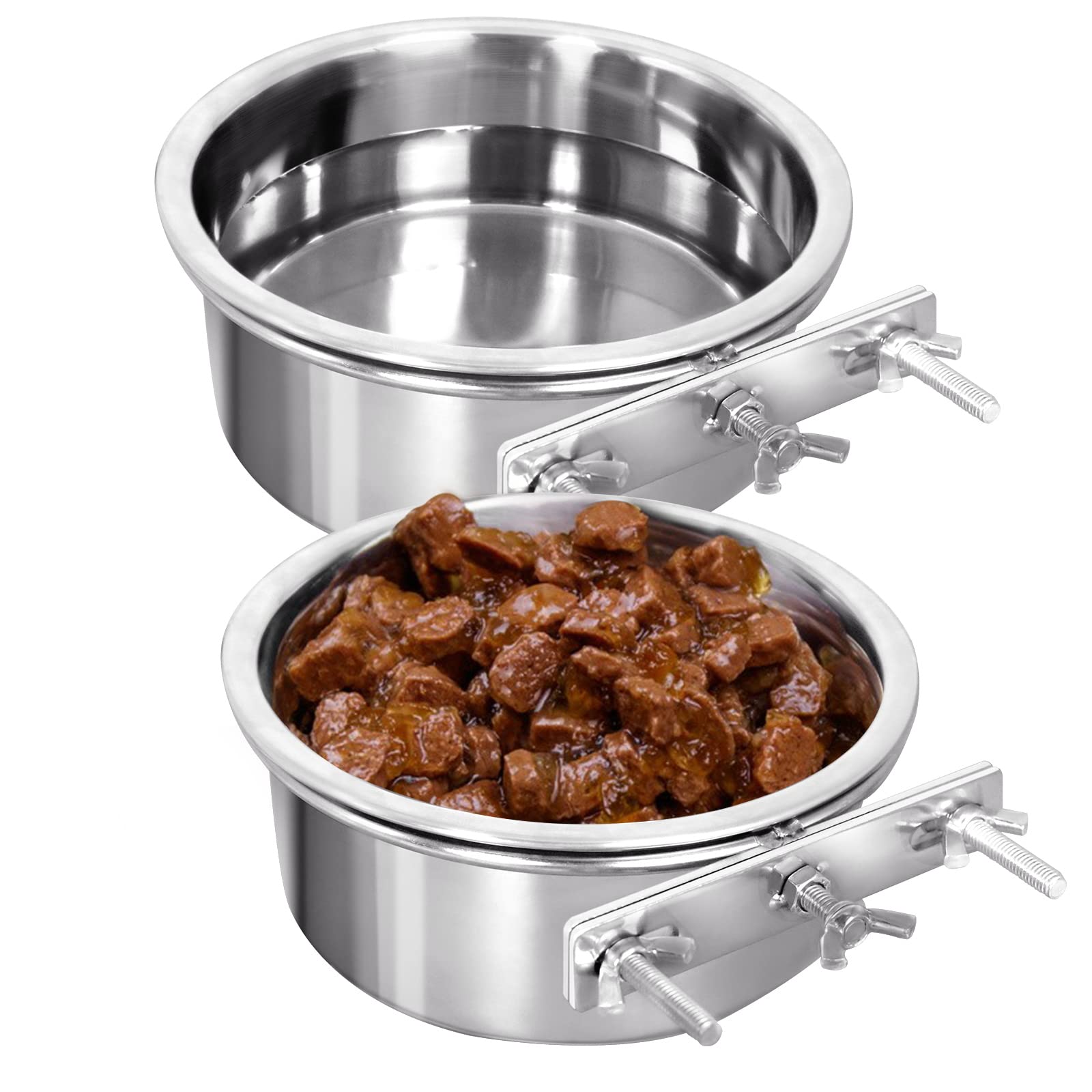 Harhana kennel water bowl hanging design for easy cage mounting and spill-free drinking