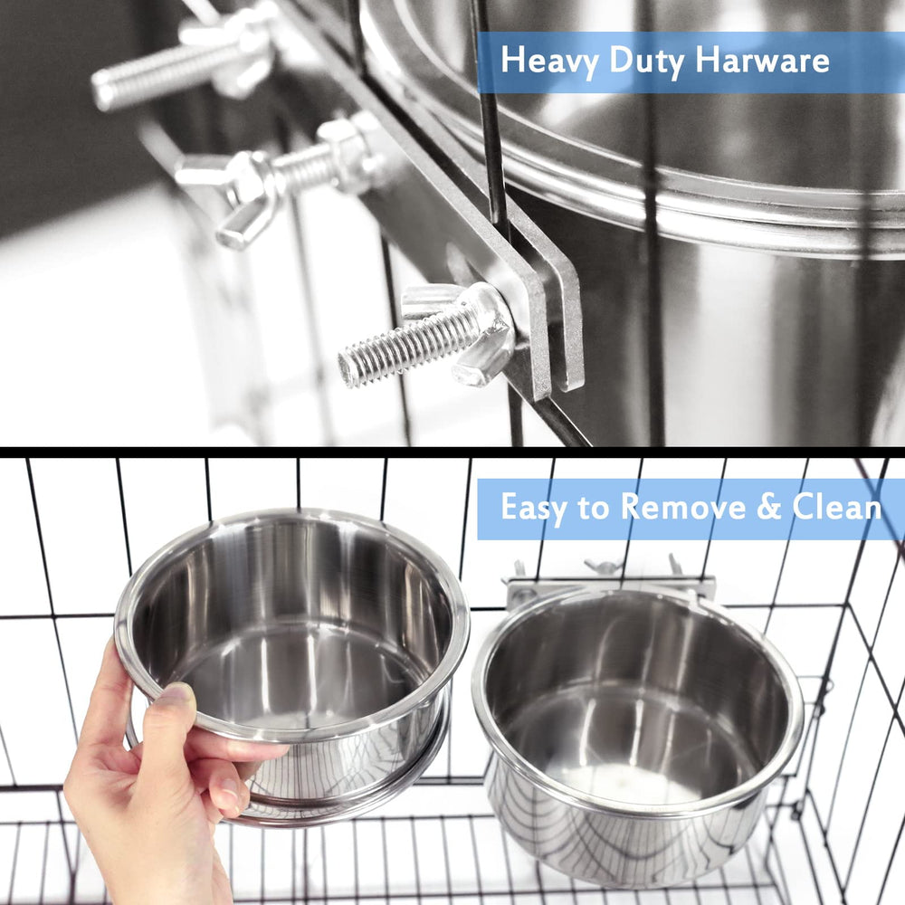 Stainless steel construction resists rust and is dishwasher-safe for easy cleaning