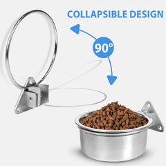Harhana stainless steel dog bowl, 1000 microns thick, built for durability.