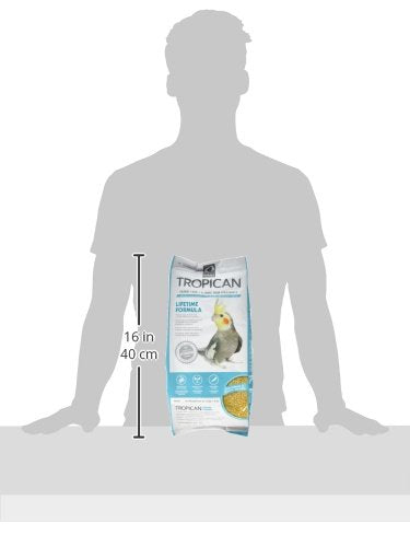 Hari Tropican bird food with mixed nuts and seeds supports varied parrot diets.