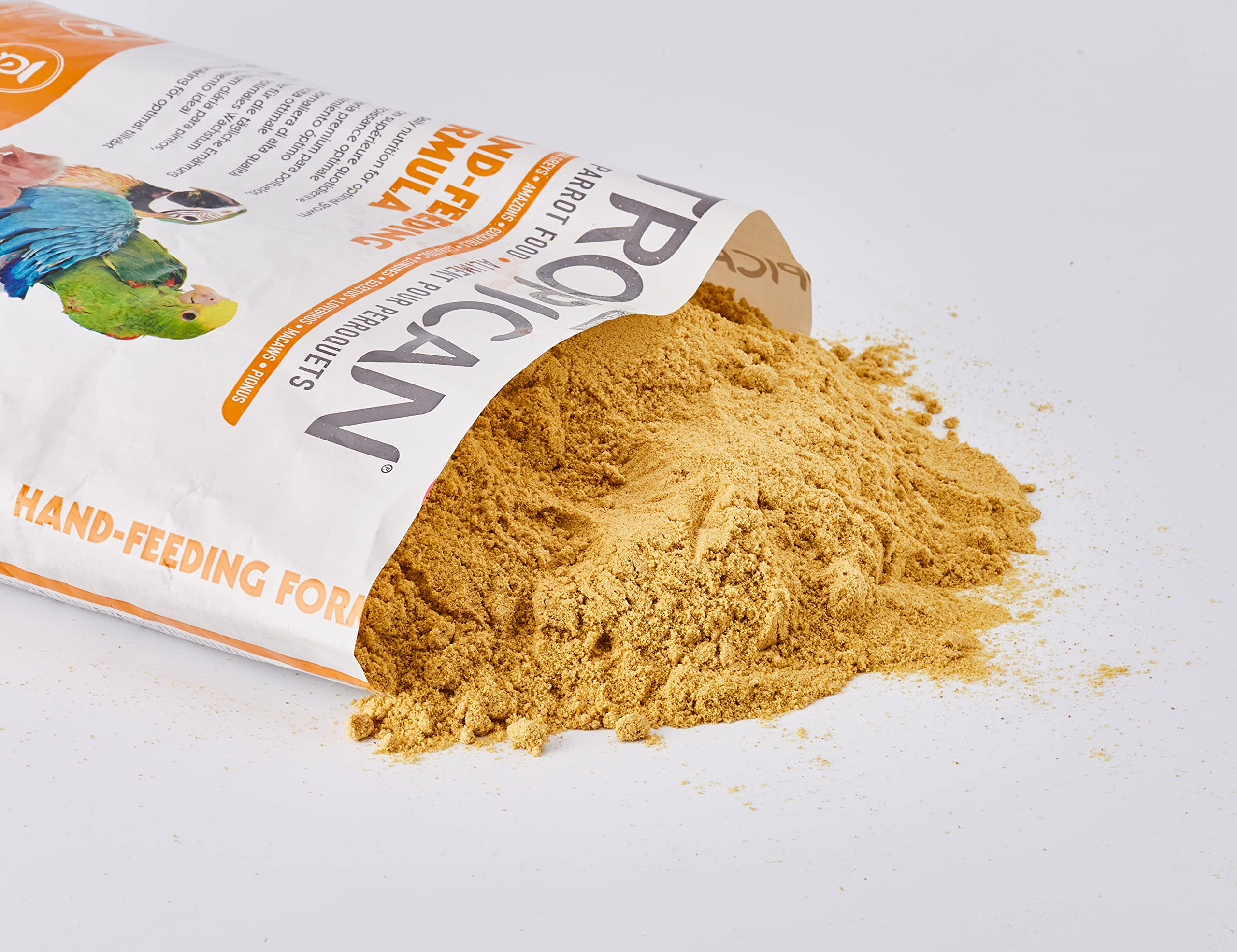 Hari Tropican hand-feeding formula micro-ground mix ideal for smooth water blending and gentle feeding sessions.