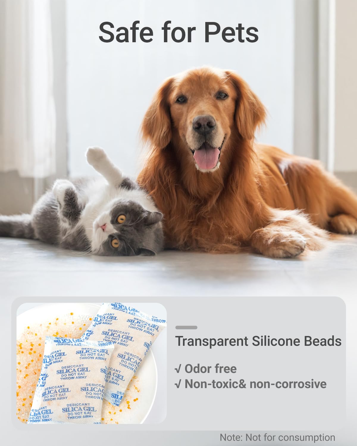 Harich CurLife convenient desiccant packs, easy storage and use