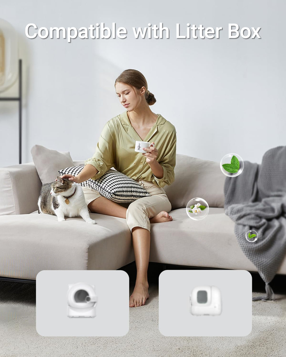 Harich CurLife N60 compatible with Purobot Max Pro for efficient odor control