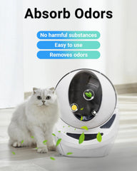 Harich CurLife deodorizer for self-cleaning litter boxes offers simple odor control.