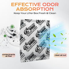 Harich CurLife coconut shell charcoal packets deliver strong odor absorption