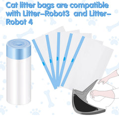 Harloon drawstring liners for spill-free litter cleanup.