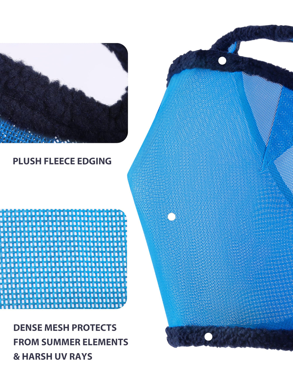 Harrison Howard adjustable chin strap keeps the mask securely in place