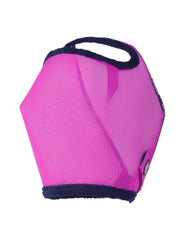 Harrison Howard All Round Fly Mask forelock opening detail for long forelocks.