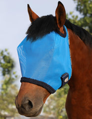 Harrison Howard All Round Mesh Fly Mask with UV protection for breathable sun shielding