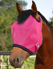 Harrison Howard All Round Mesh Horse Fly Mask UV protection and shading for sunny days.