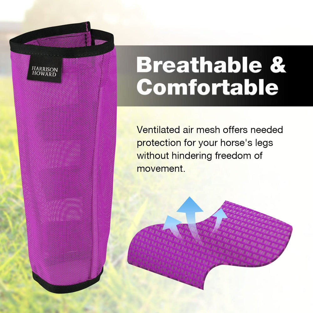 Harrison Howard breathable mesh is ideal for turnout and trail work.
