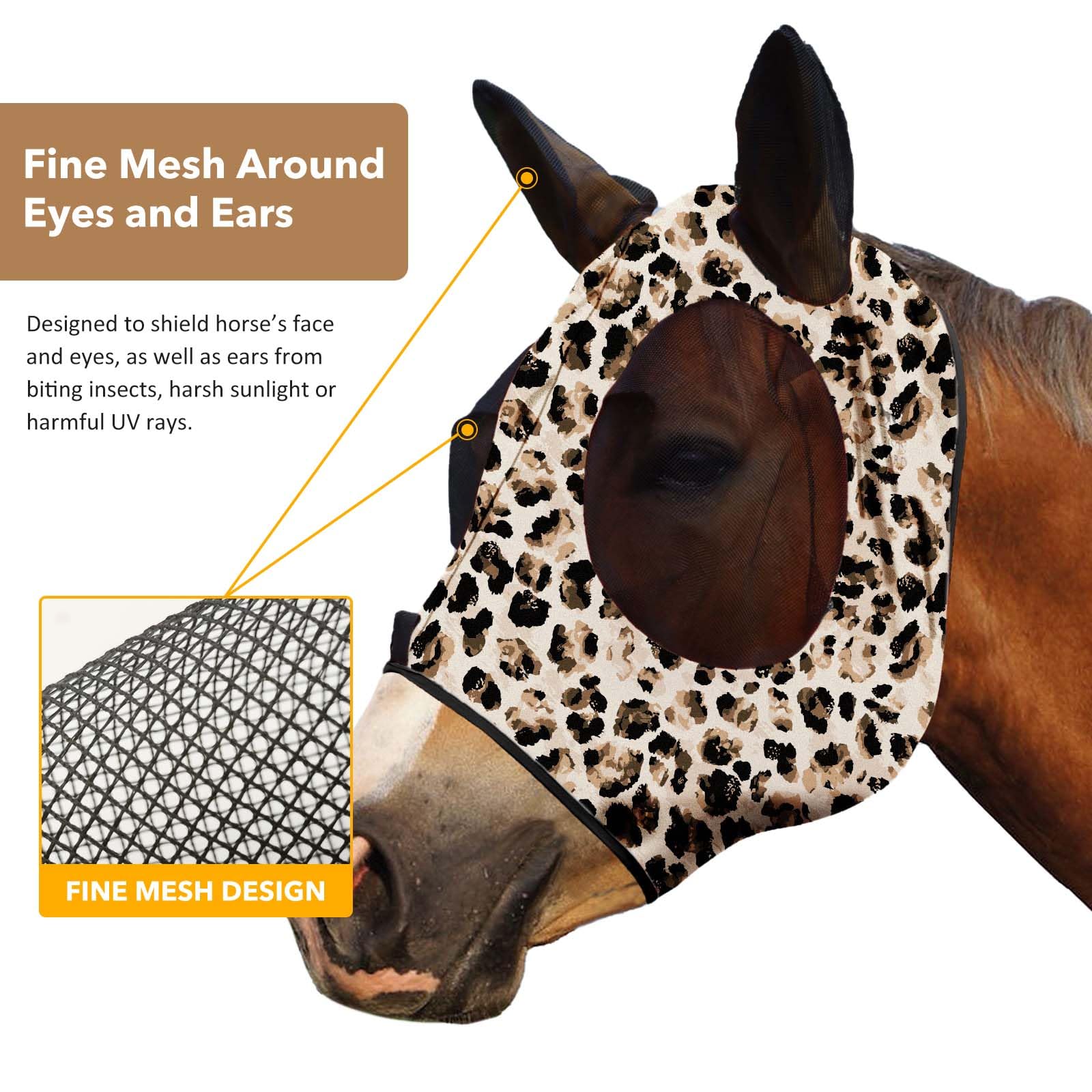 Harrison Howard mask highlighting breathable ear mesh and stretchy fit