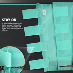 Harrison Howard breathable mesh legwear keeps horse comfortable during turnout.