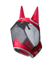 Harrison Howard CareMaster Pro mask over bridle showing secure, stay-put fit