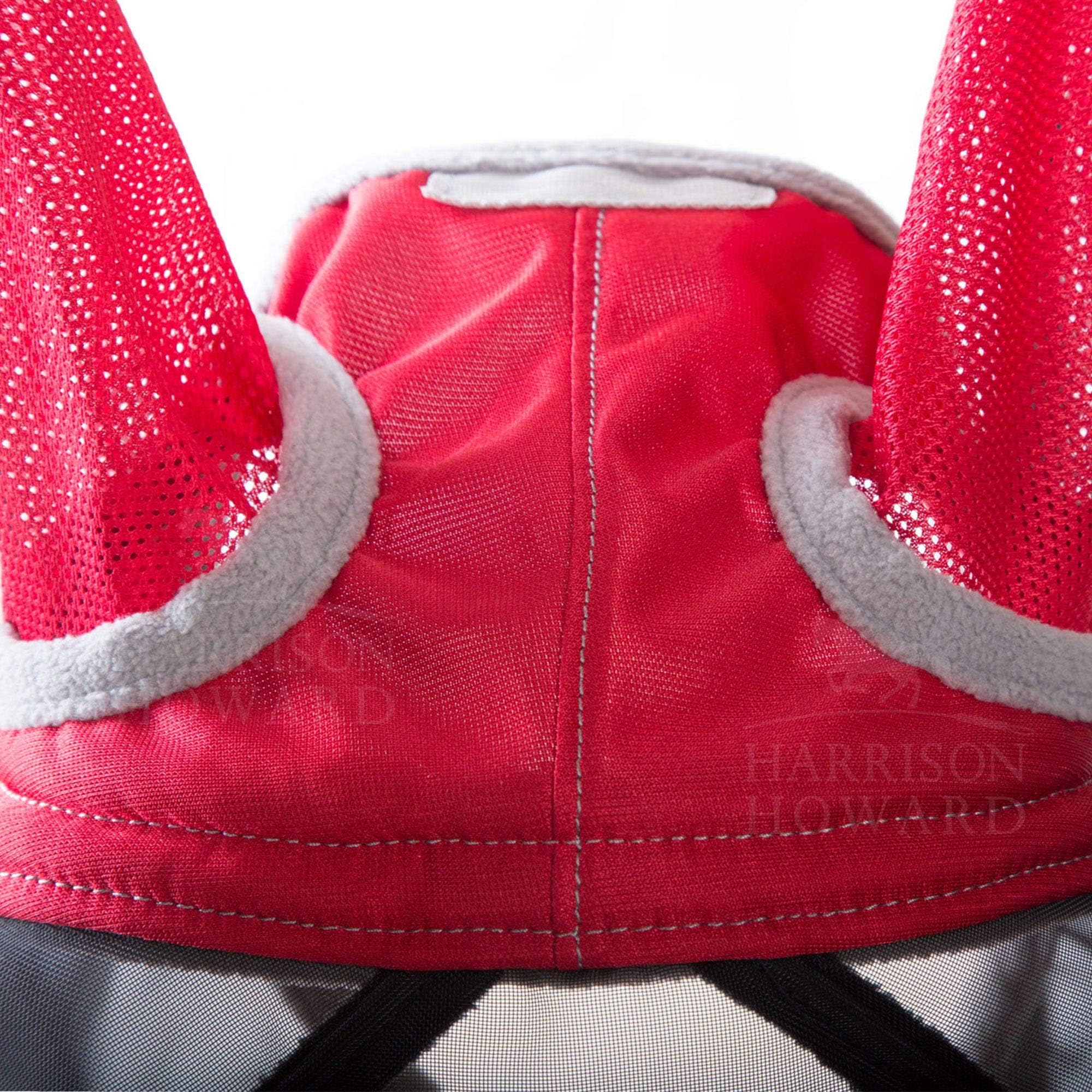 Harrison Howard CareMaster Pro fleece-padded seams reduce rubbing on the horse's face