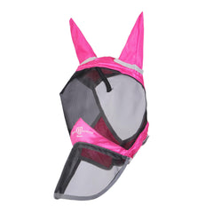 Harrison Howard CareMaster Pro fly mask UV protection close-up shows breathable mesh