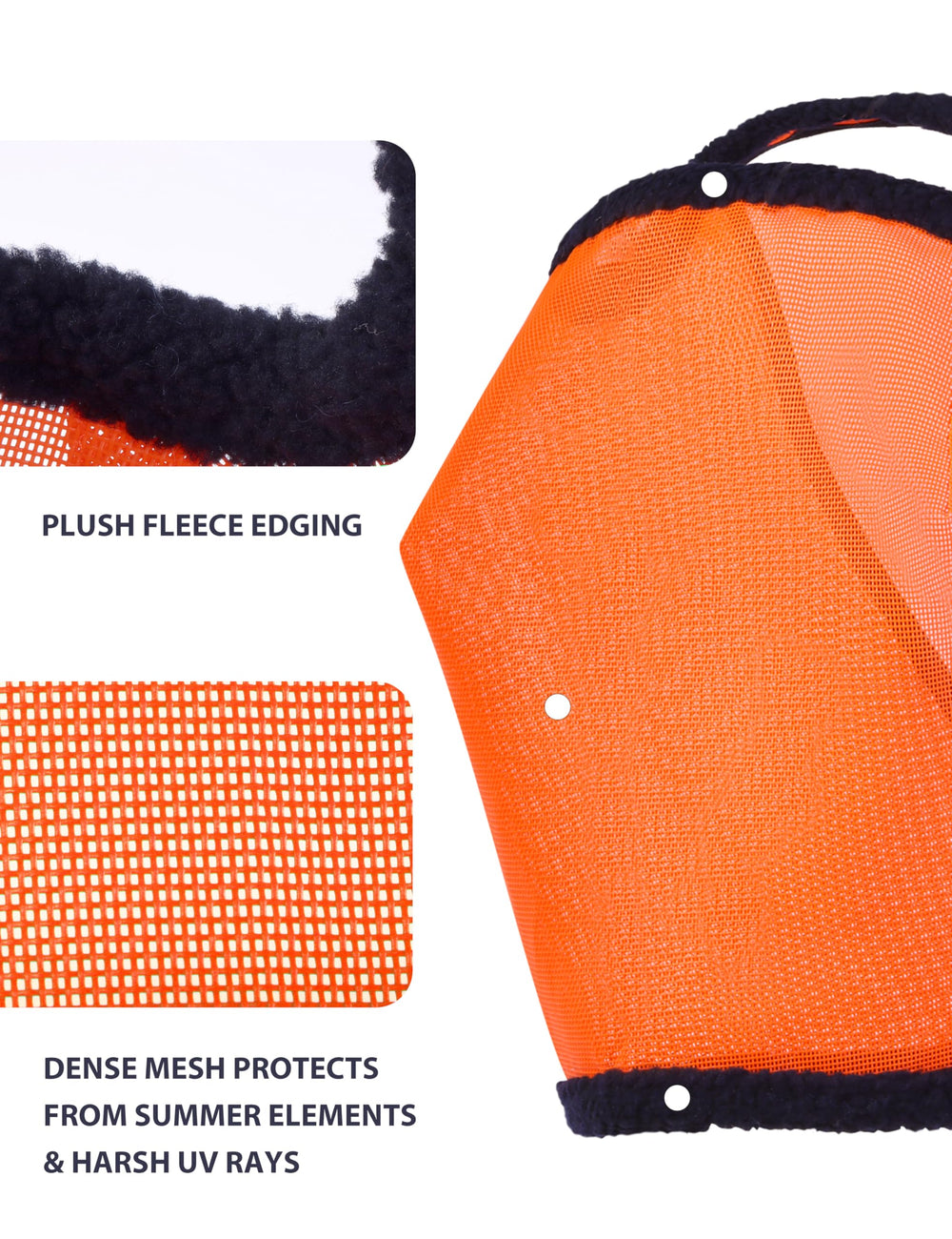 Harrison Howard fleece-trim close-up highlights soft padding reducing rub