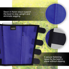 Harrison Howard boots show nylon stays helping maintain shape during activity.