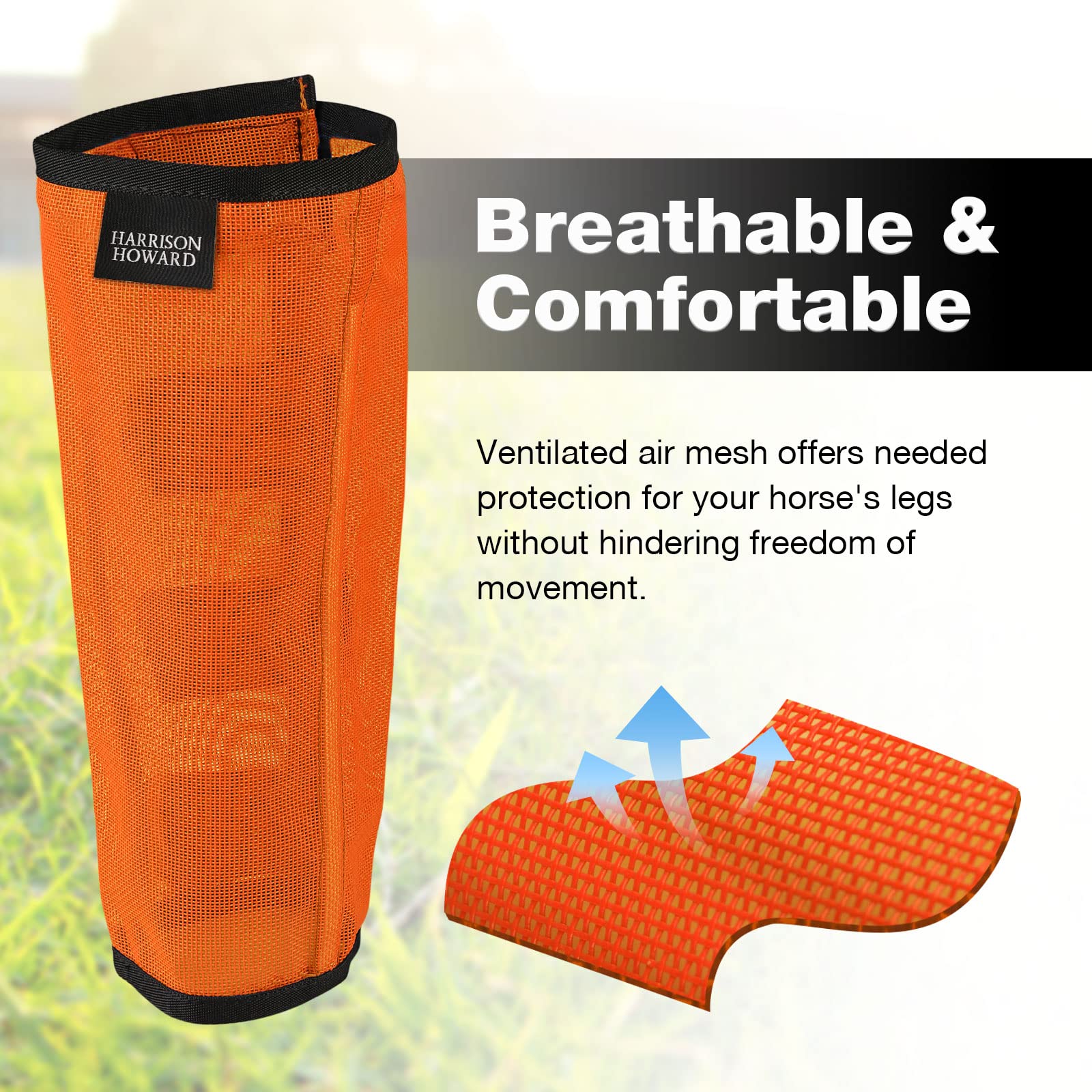 Harrison Howard nylon stays keep boot upright during active use.