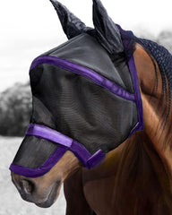 Harrison Howard Maskology Supreme with nylon framework protects the horse's face during turnout.