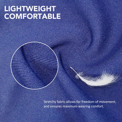 Harrison Howard navy blue stretchy fly mask full size for secure fit