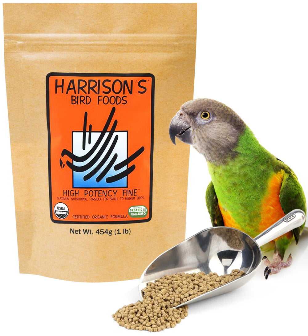 Harrison's High Potency Fine ingredients are human-grade and dye-free for quality.