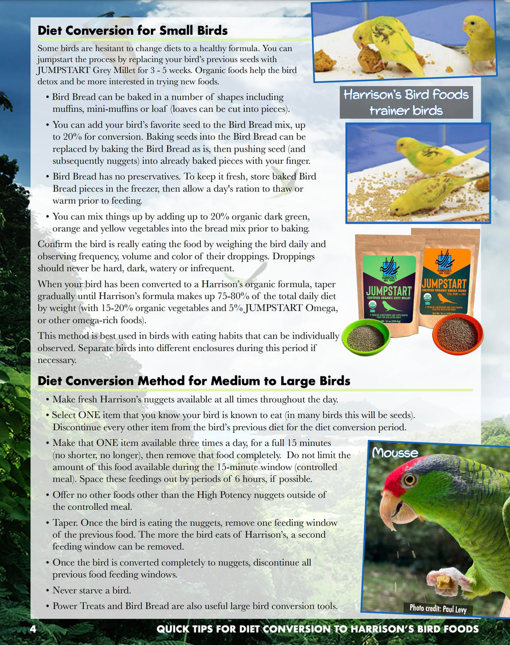 Harrison's packaging communicates organic certification and trusted quality