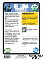 Harrison's organic ingredients close-up highlight quality and natural nutrition for your feathered companion.
