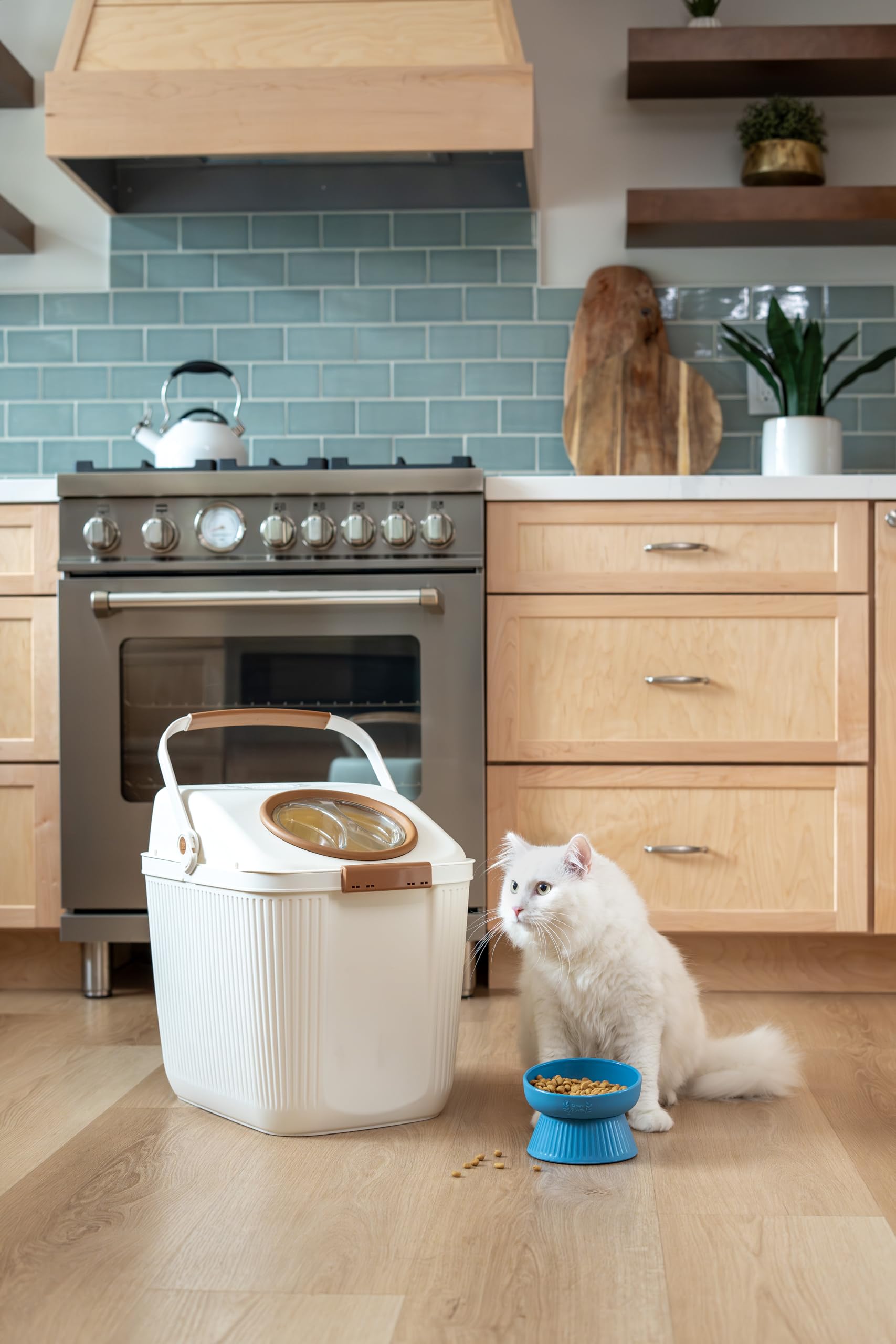Harry Barker recycled plastic material delivers eco-friendly durability for everyday pet meals.