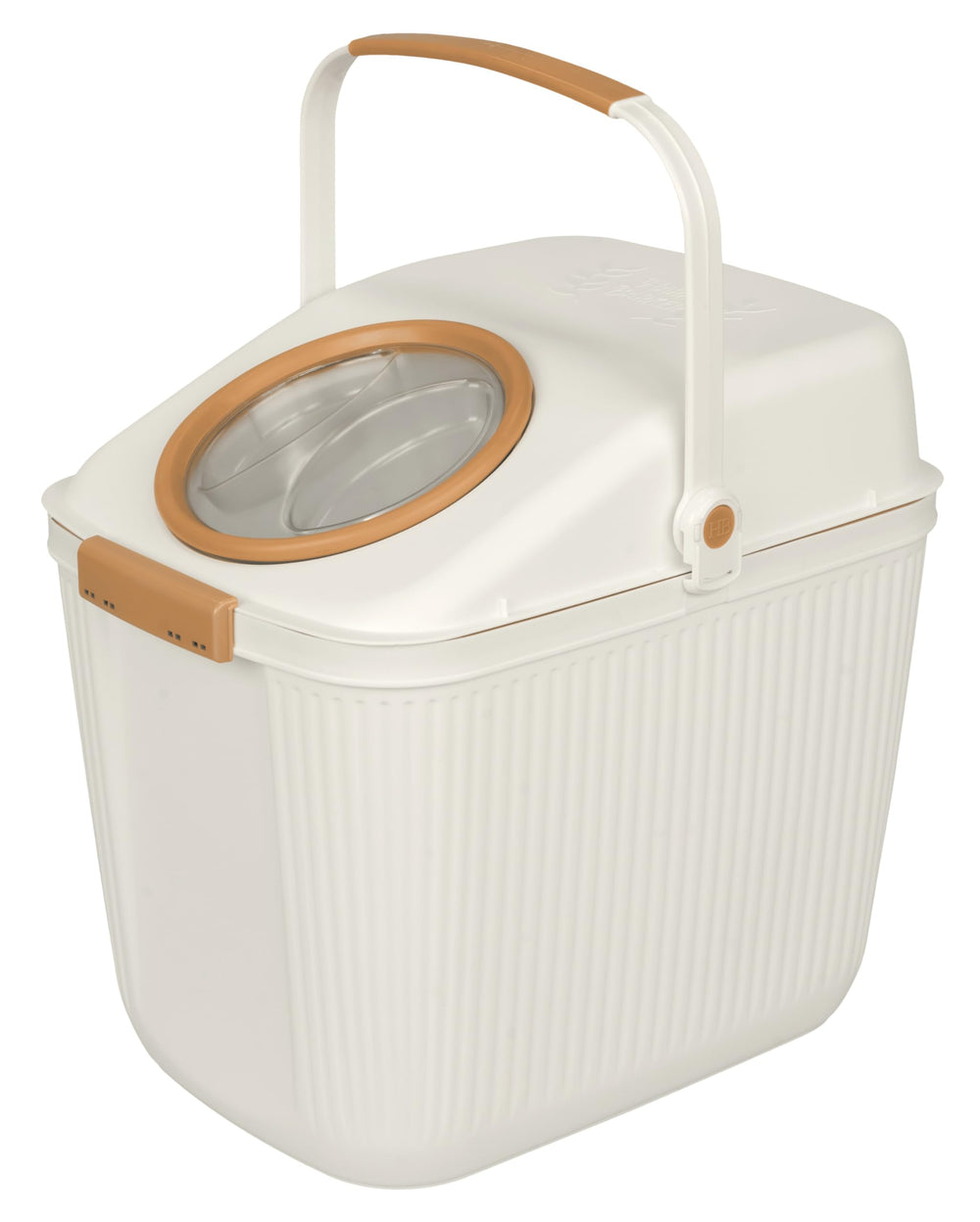 Harry Barker lightweight airtight container with wide opening for easy scooping and quick daily feeding.
