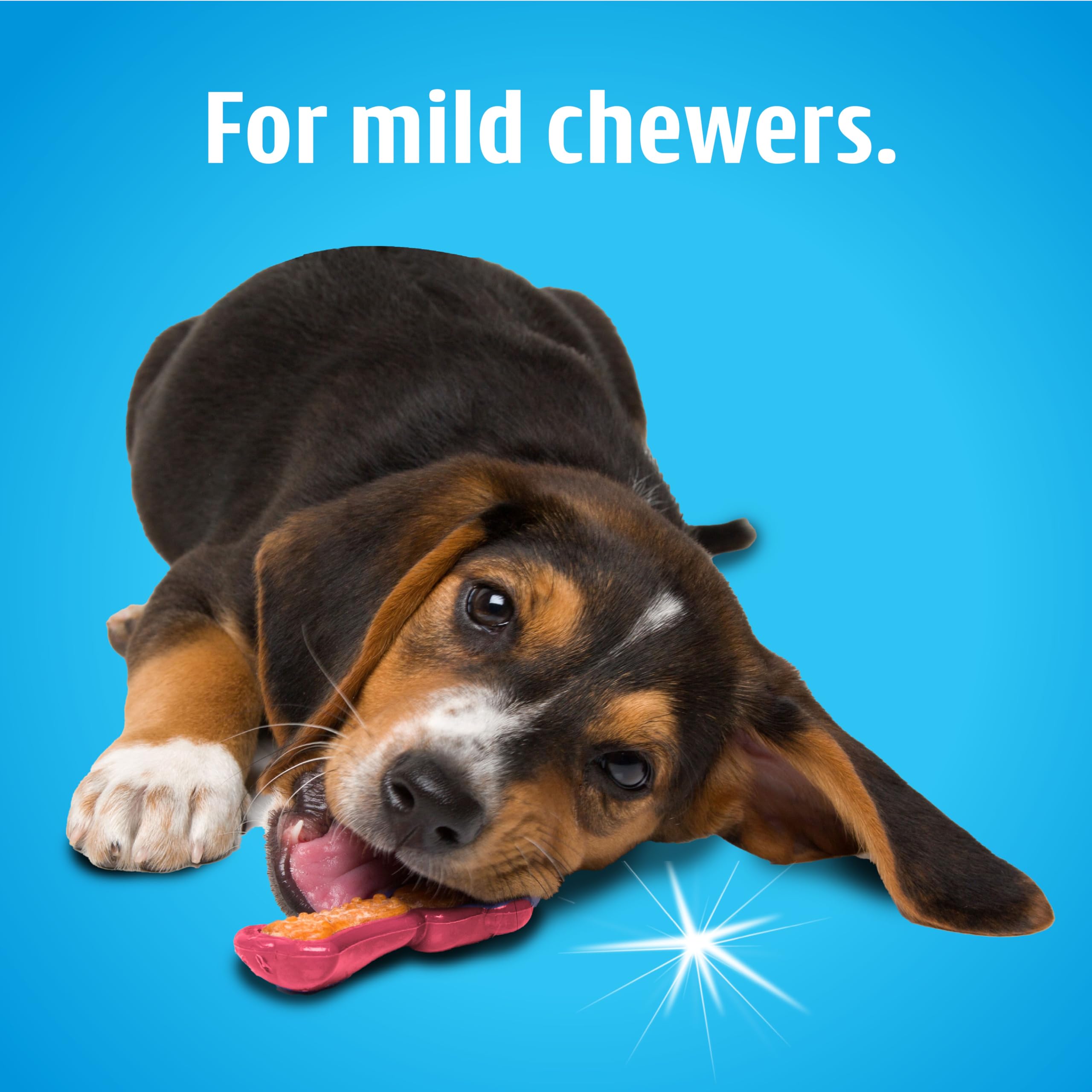 Hartz Chew 'n Clean Dental Duo center with DentaShield ingredient shown