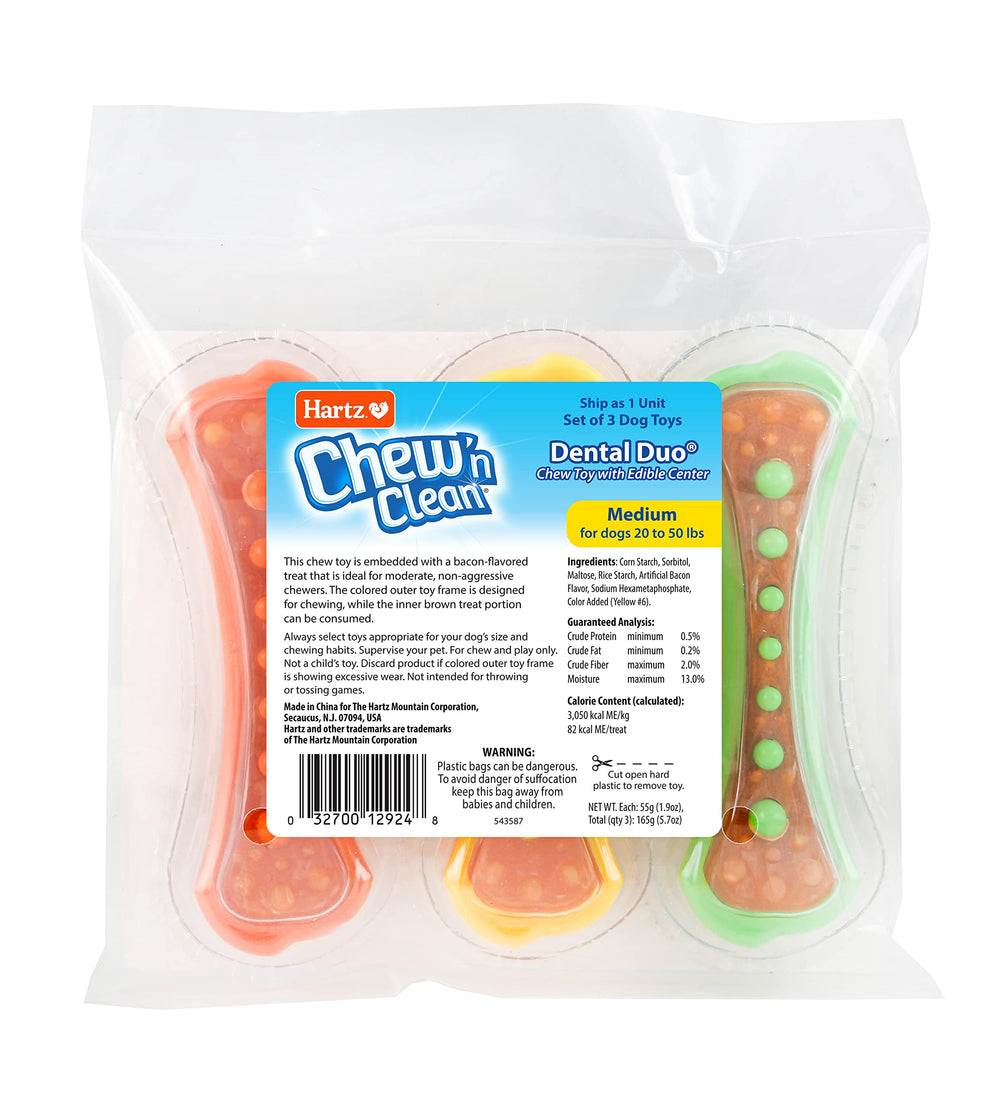 Hartz Chew ’n Clean durable chew keeps dogs engaged during downtime.