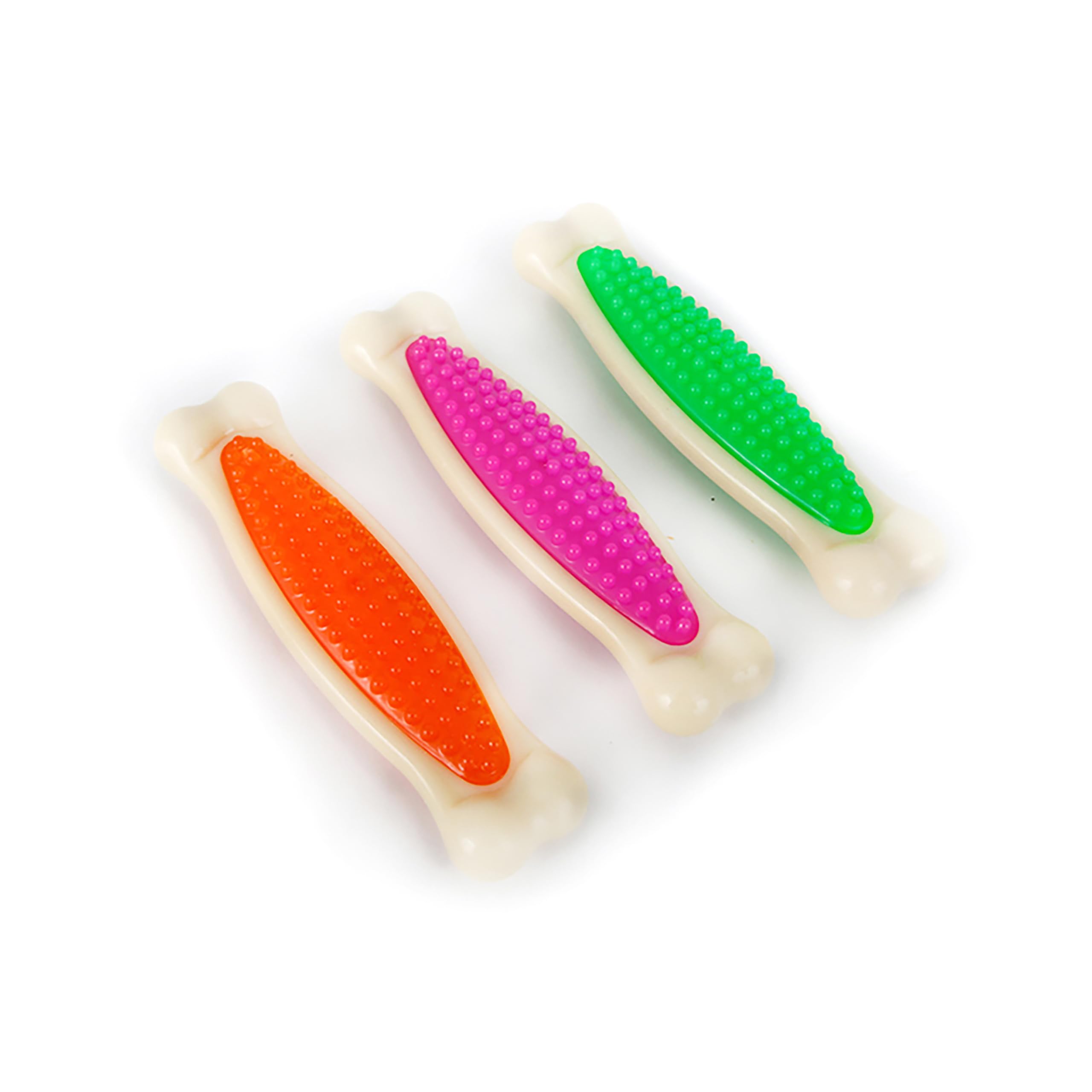 Hartz Chew n Clean Tuff Bone 3-pack front view for strong chewers