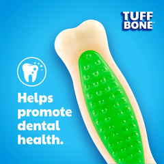 Hartz Chew n Clean Tuff Bone close-up shows multi-texture surface