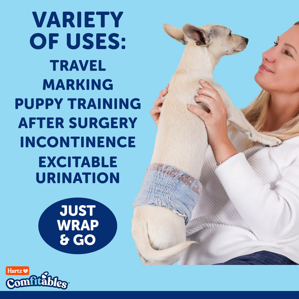 Hartz Comfitables adjustable snug-fit adapts to different dog shapes