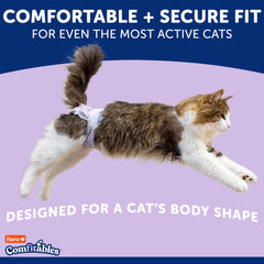 Hartz Comfitables cat diapers feature soft breathable material for comfort and absorption