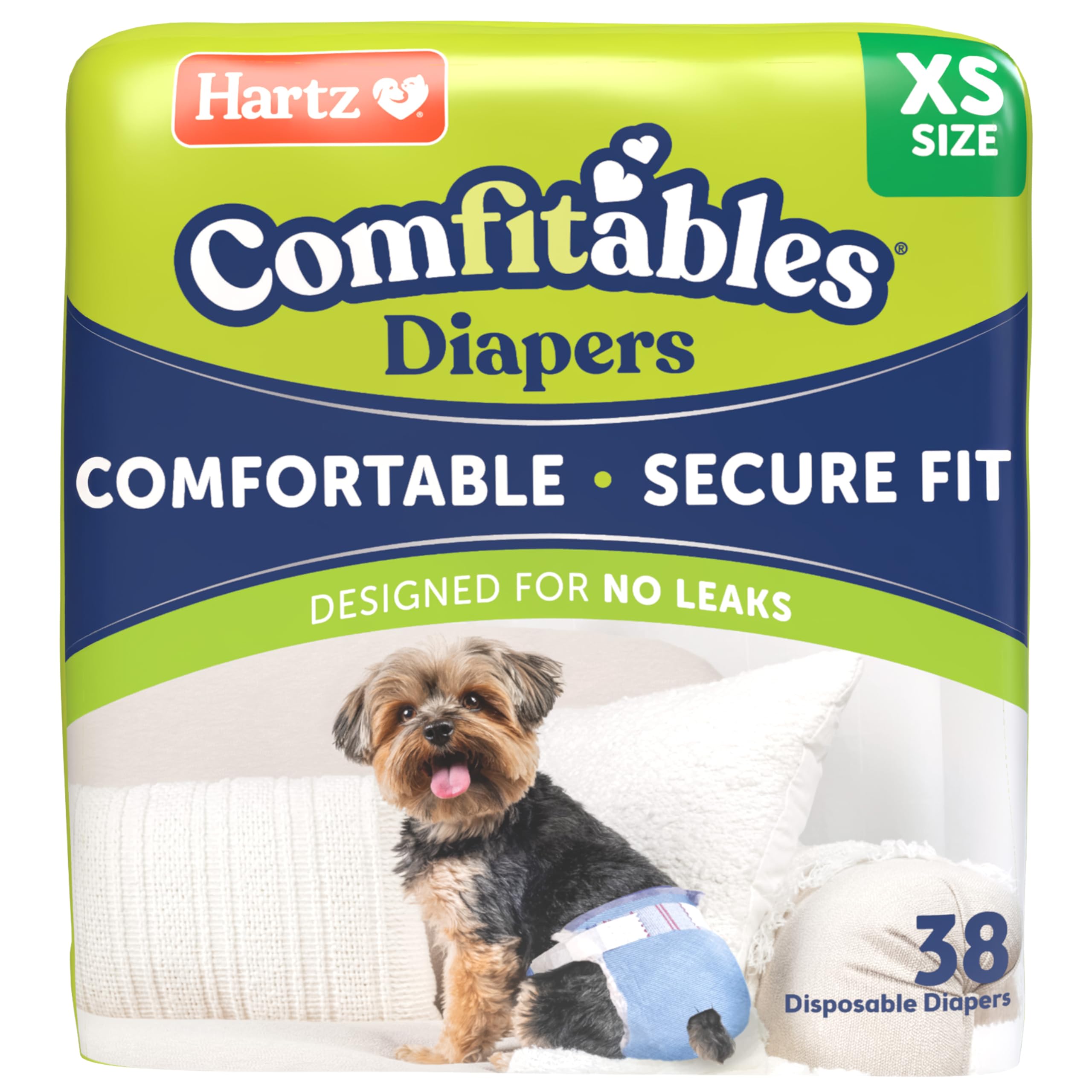 Hartz Comfitables soft breathable material ensures comfortable all-day wear