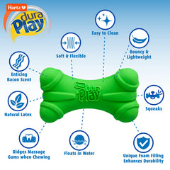 Hartz DuraPlay disc squeaky toy ideal for outdoor retrieval