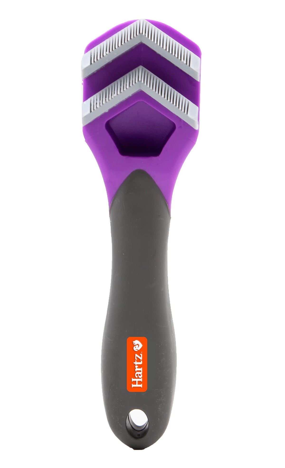 Hartz Groomer's Best Fur Fetcher head close-up showing precise fur removal for cats