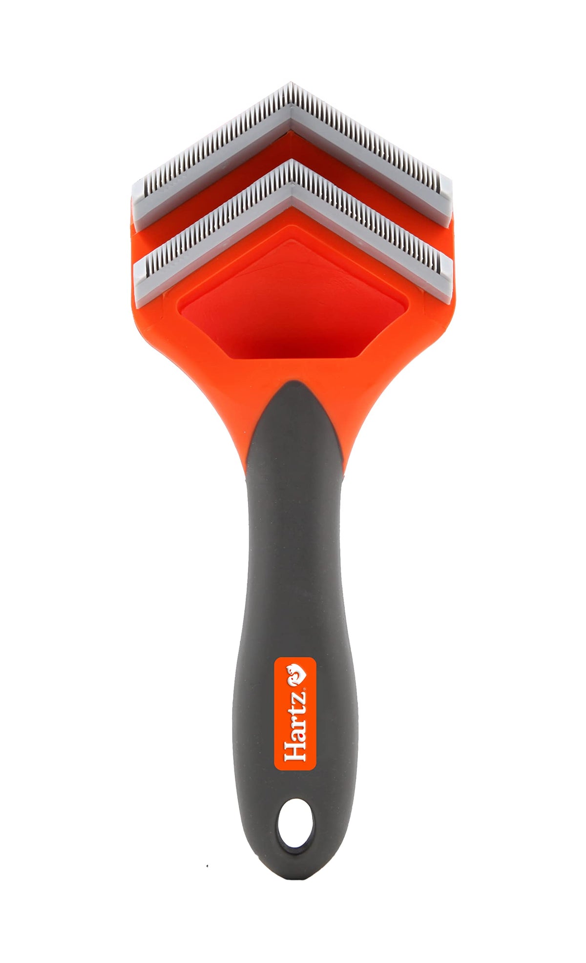 Hartz Groomer's Best Fur Fetcher front view with ergonomic grip for gentle grooming