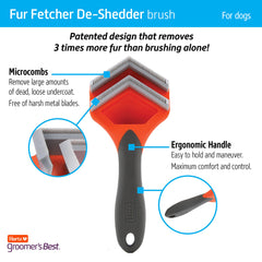Hartz Groomer's Best Fur Fetcher targets undercoat fur without irritating the skin